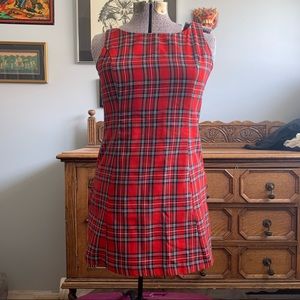 Vintage Plaid Dress
